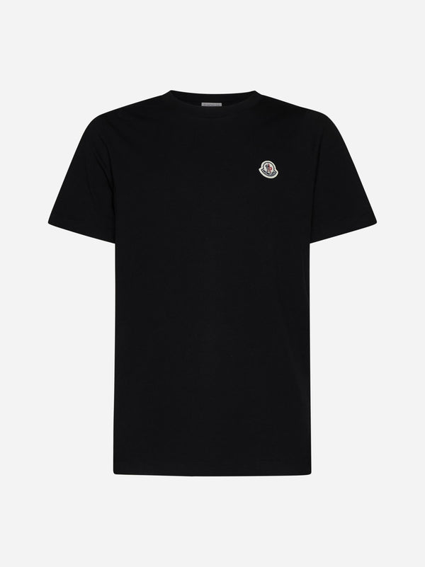 Moncler Logo-patch Cotton T-shirt - Men