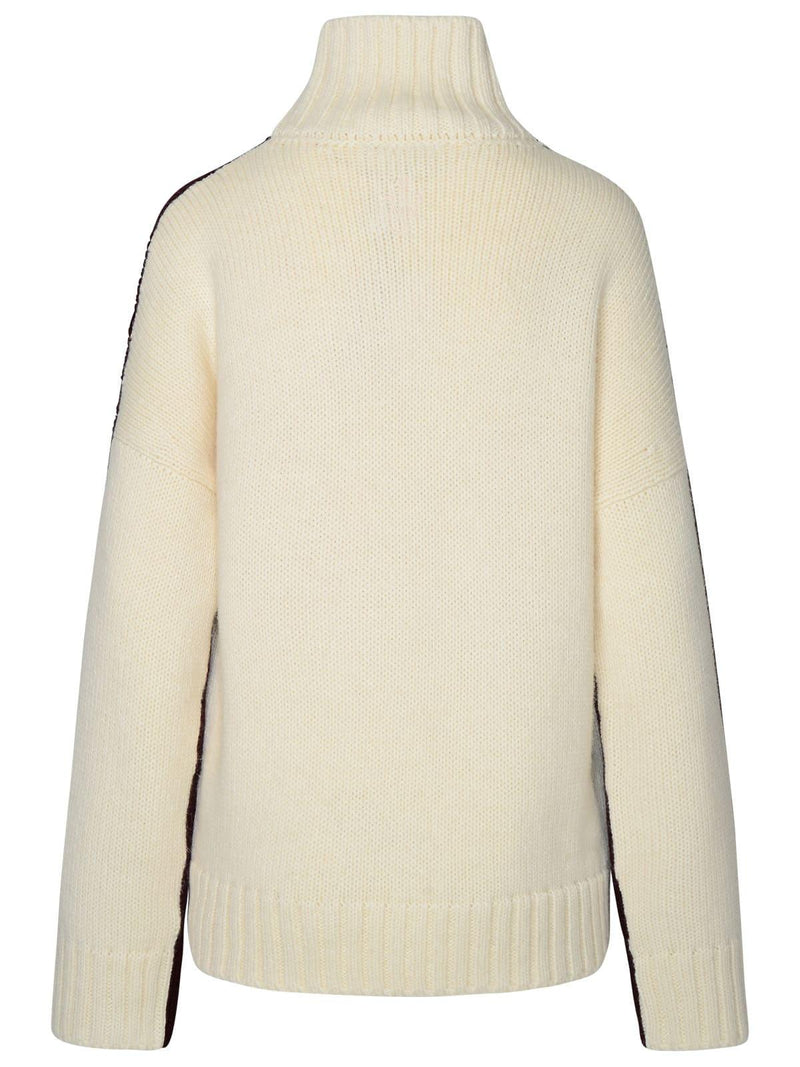 J.W. Anderson Two-tone Turtleneck Sweater In Alpaca Blend - Women - Piano Luigi