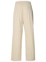 Burberry Beige Cotton Blend Trousers - Men