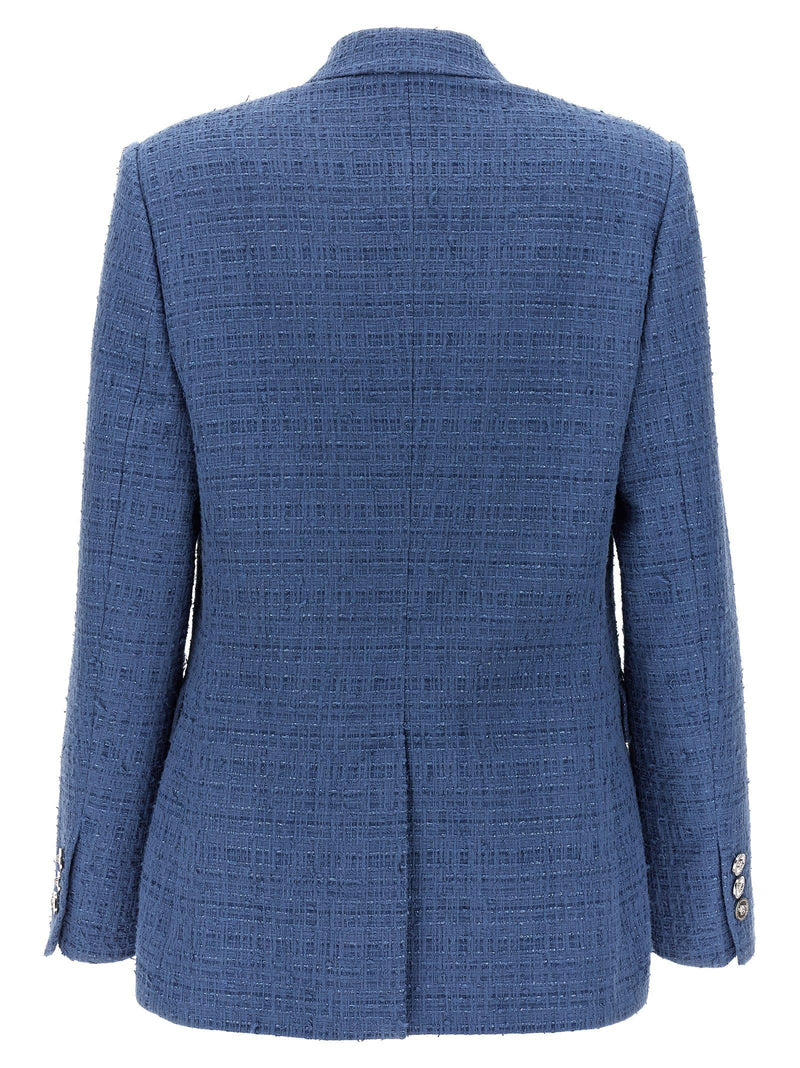 Versace Bouclè Tweed Blazer - Women - Piano Luigi