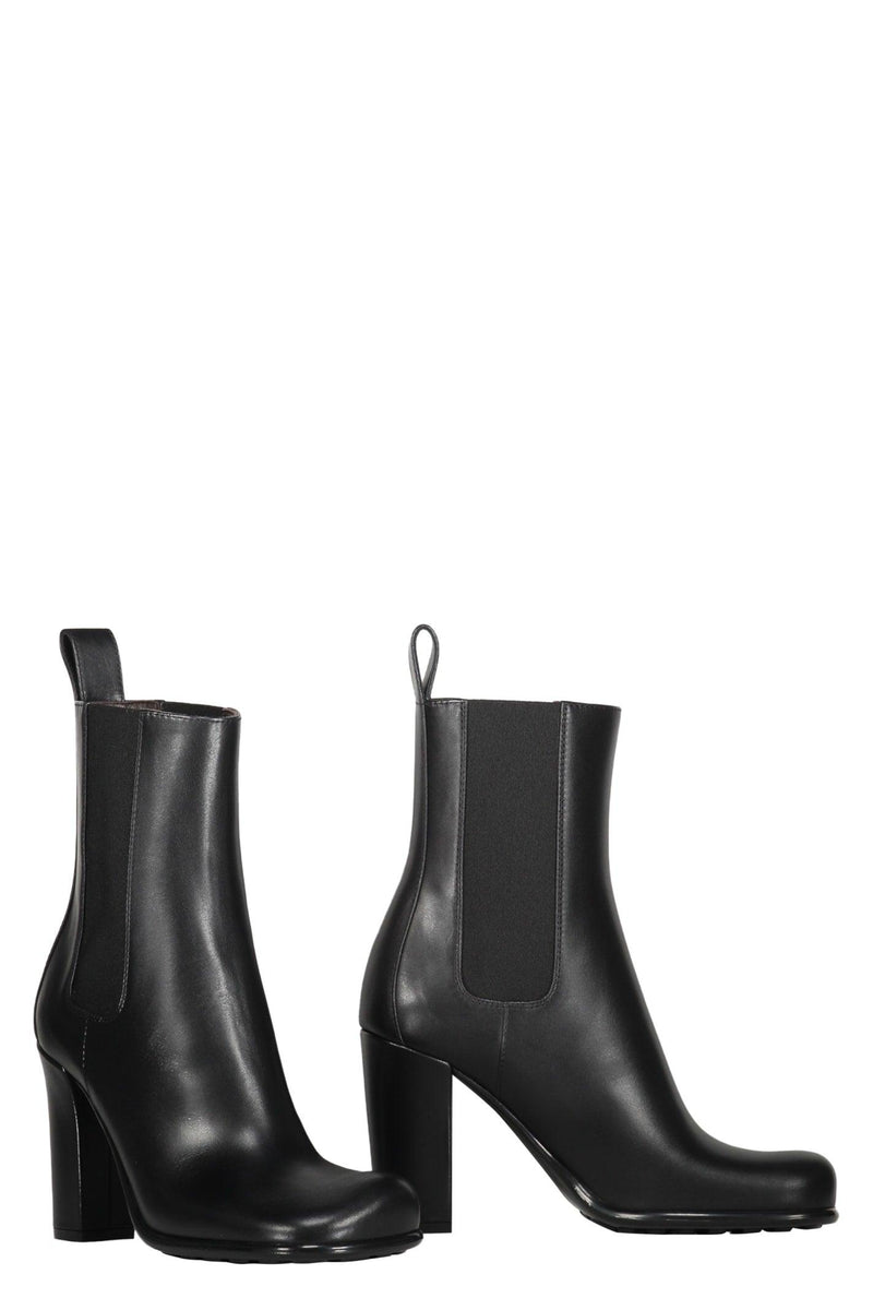 Bottega Veneta Storm Leather Ankle Boots - Women - Piano Luigi