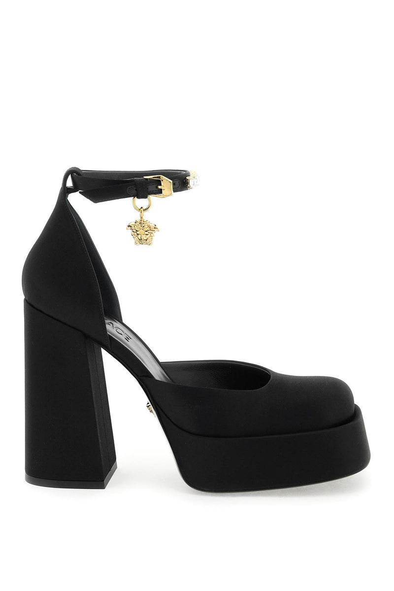 Versace Medusa Aevitas Single Platform Pumps - Women