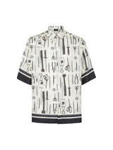 Fendi All-over Graphic Printed Short-sleeved Shirt - Men