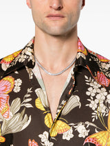 Dsquared2 Butterfly-print Satin Shirt - Men