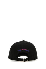 Dsquared2 Black Gabardine Baseball Cap - Men