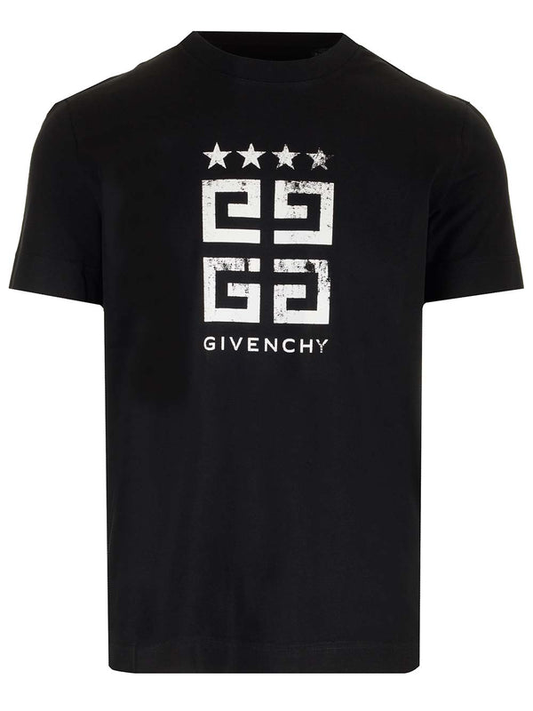 Givenchy Black 4g Stars T-shirt - Men