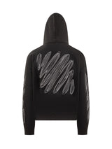 Off-White Hoodie With Scribble Logo - Men