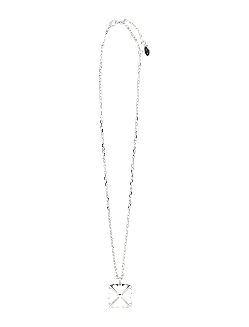 Off-White Arrow Pendant Necklace - Men