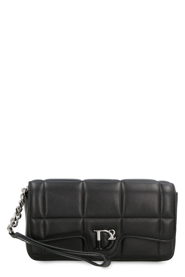Dsquared2 D2 Statement Leather Clutch - Women