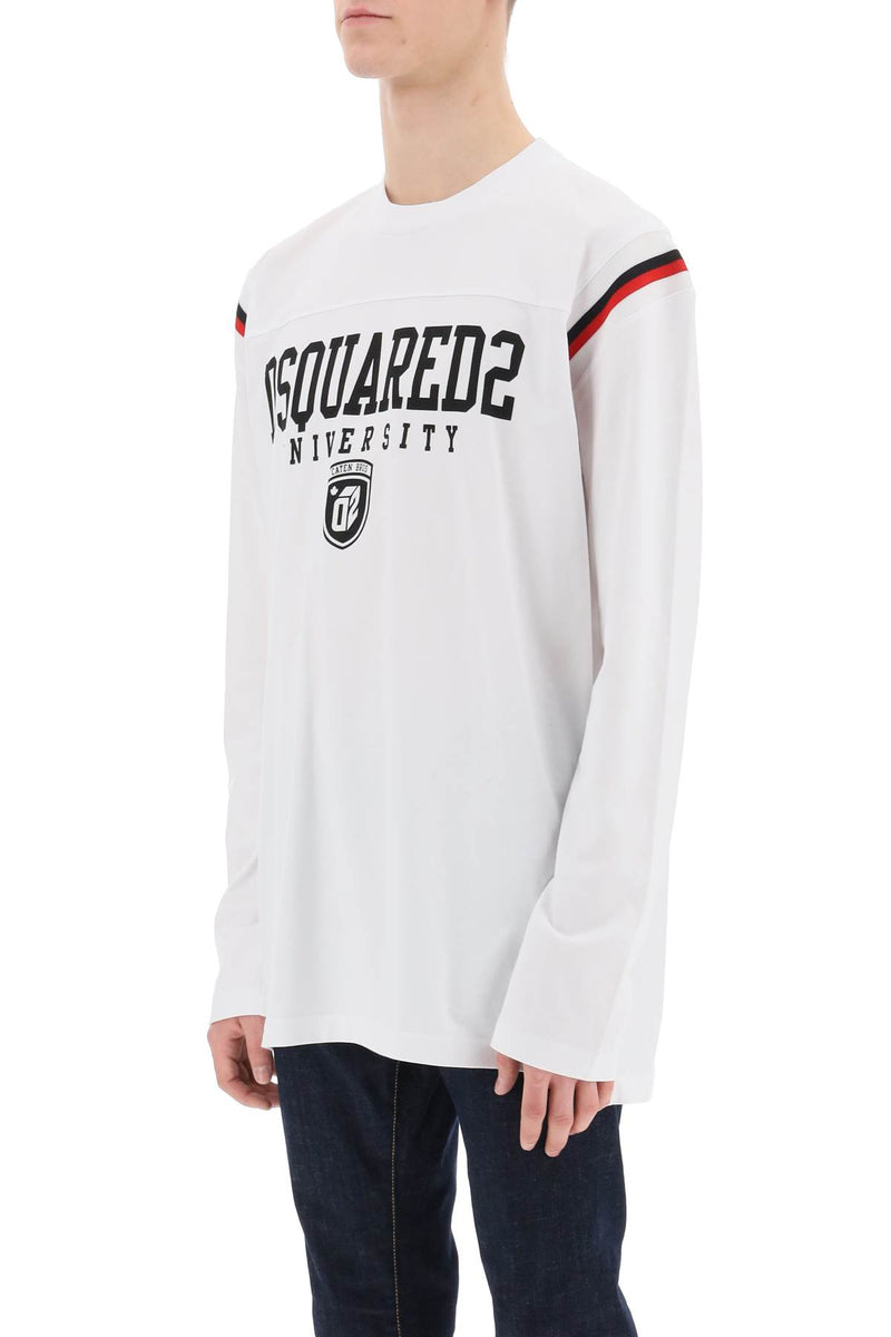 Dsquared2 Long-sleeved Varsity T-shirt - Men