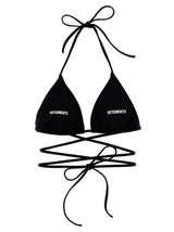 VETEMENTS logo Bikini Top - Women