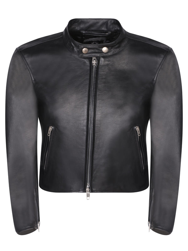 Balenciaga Zippered Black Jacket - Women