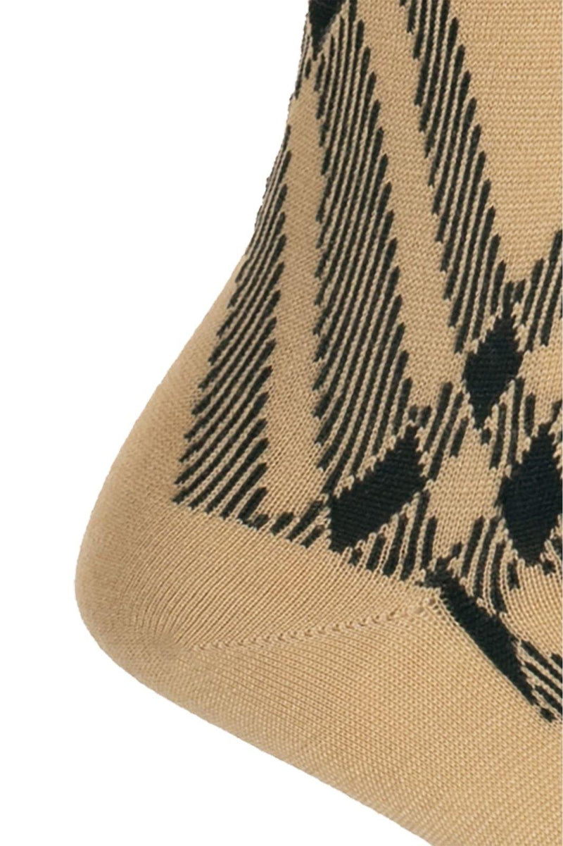 Burberry Equestrian Knight Motif Knit Tights - Women