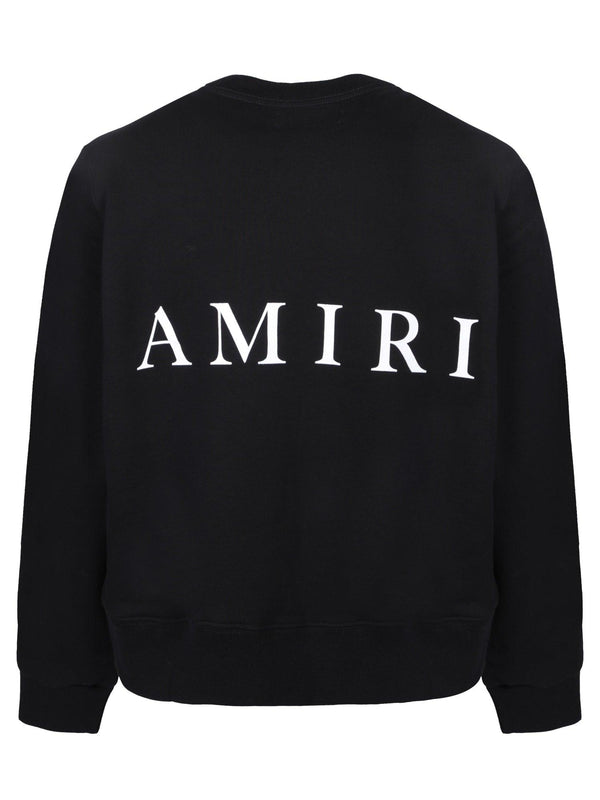 AMIRI Round-neck Black Sweatshirt - Men - Piano Luigi