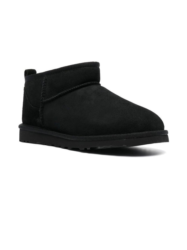 UGG Black Ultra Mini Suede Boots - Men - Piano Luigi