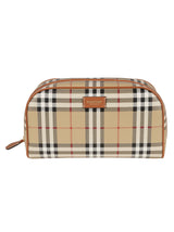 Burberry Check Logo Clutch - Women