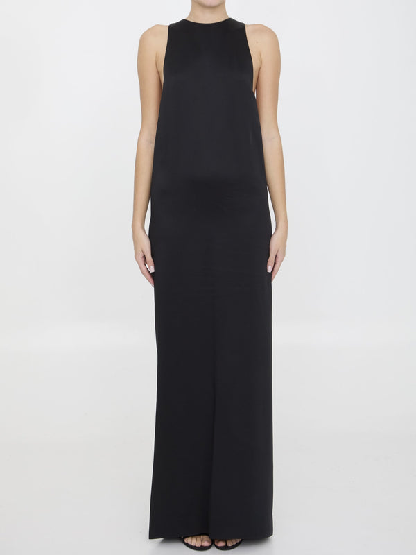 Saint Laurent Crepe Satin Dress - Women