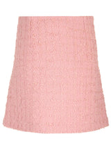 Versace Wool Tweed Mini Skirt - Women