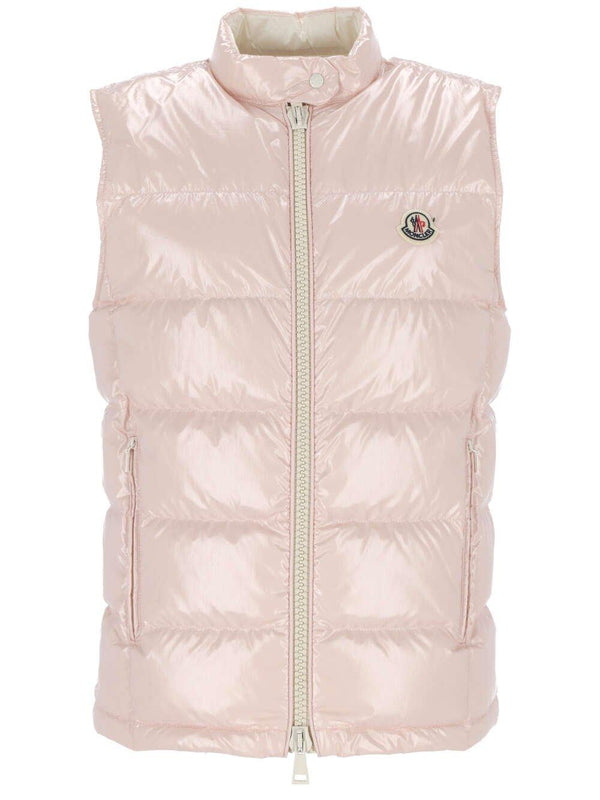 Moncler Logo Patch Zip-up Gilet - Women