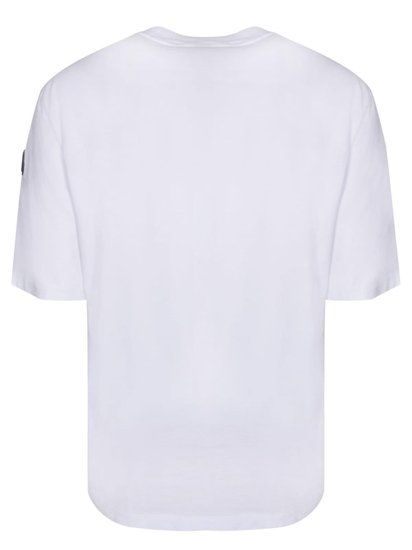 Moncler Logo Print T-shirt White - Women - Piano Luigi