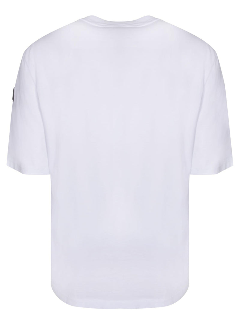 Moncler Logo Print T-shirt White - Women - Piano Luigi