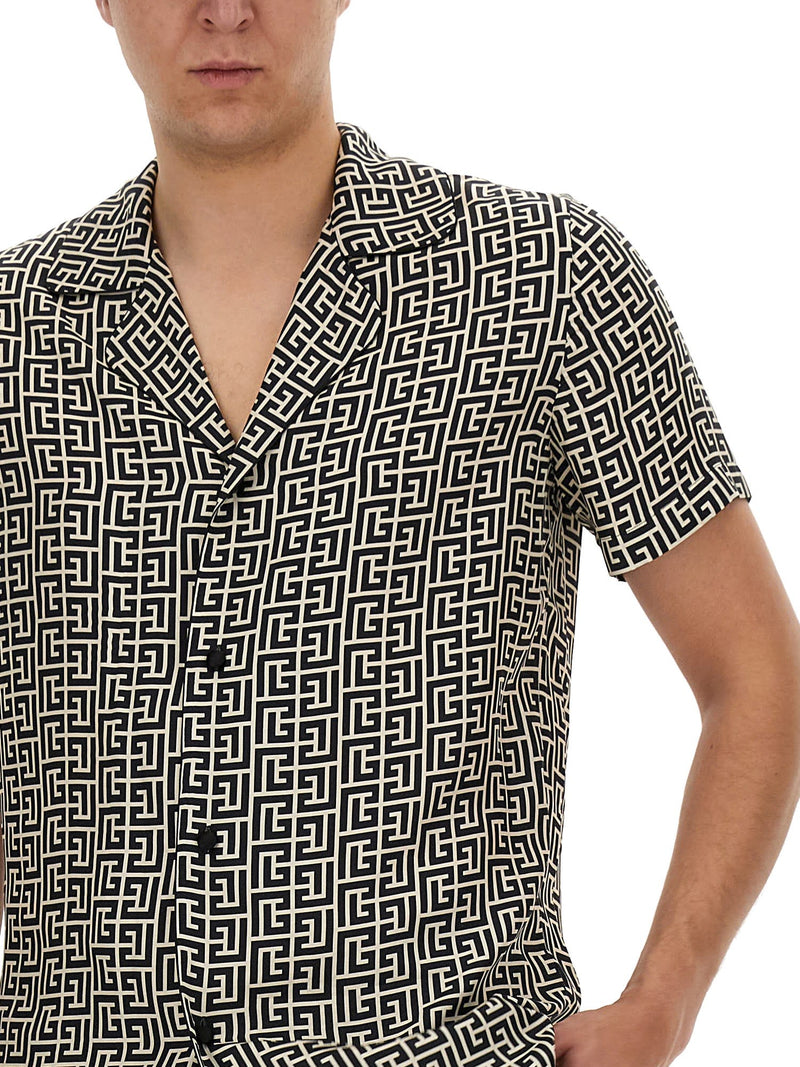 Balmain Monogram Shirt - Men