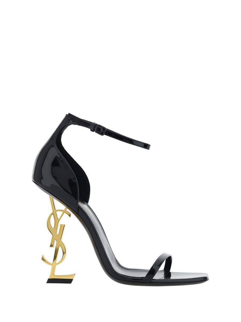 Saint Laurent Opyum Sandal In Patent Leather - Women