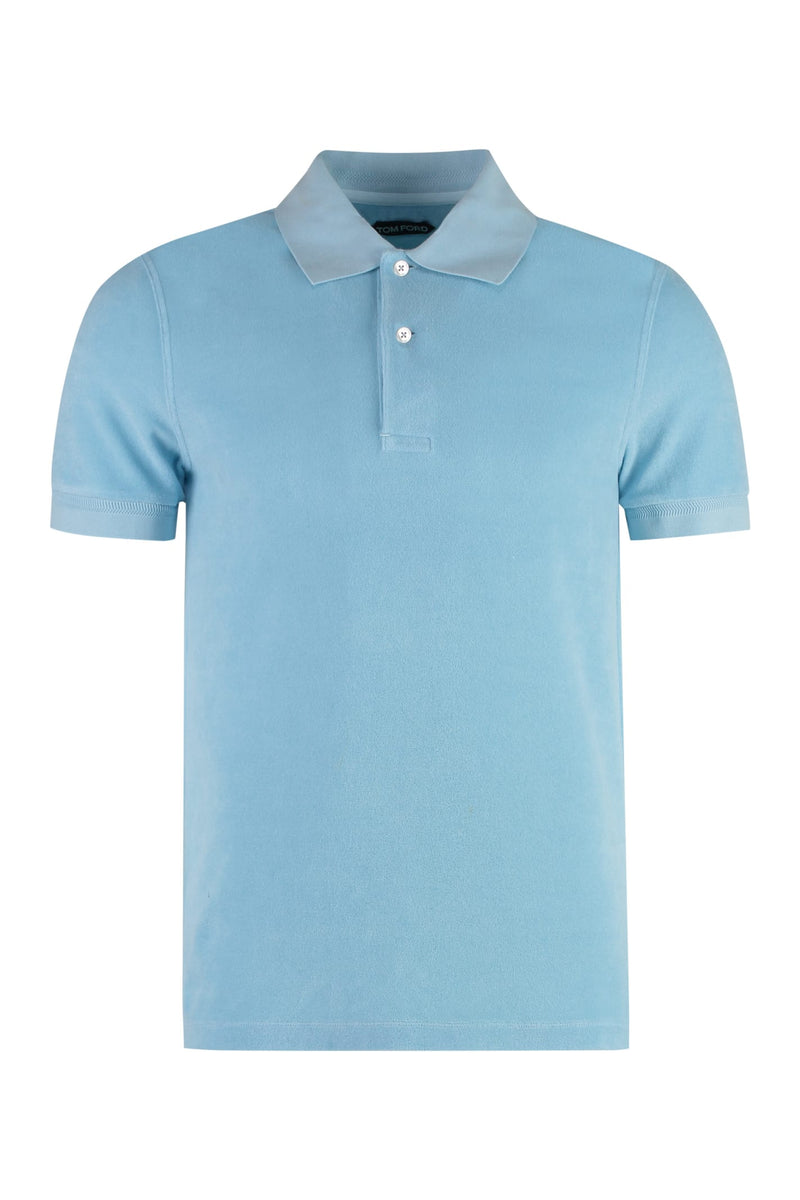 Tom Ford Short Sleeve Cotton Polo Shirt - Men