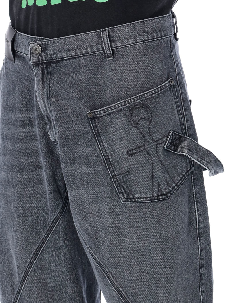 J.W. Anderson Twisted Workwear Denim Pants - Men