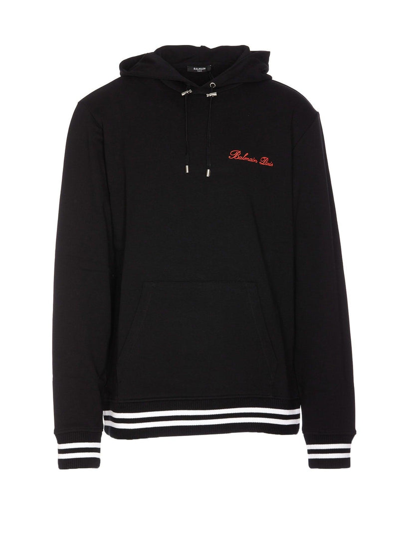 Balmain Logo Hoodie - Men - Piano Luigi