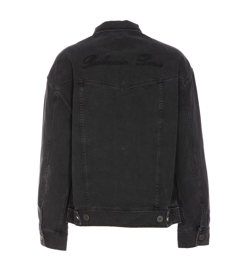 Balmain Used Effect Denim Jacket - Men - Piano Luigi