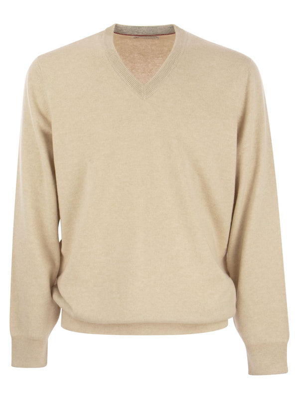 Brunello Cucinelli Cashmere V-neck Sweater - Men