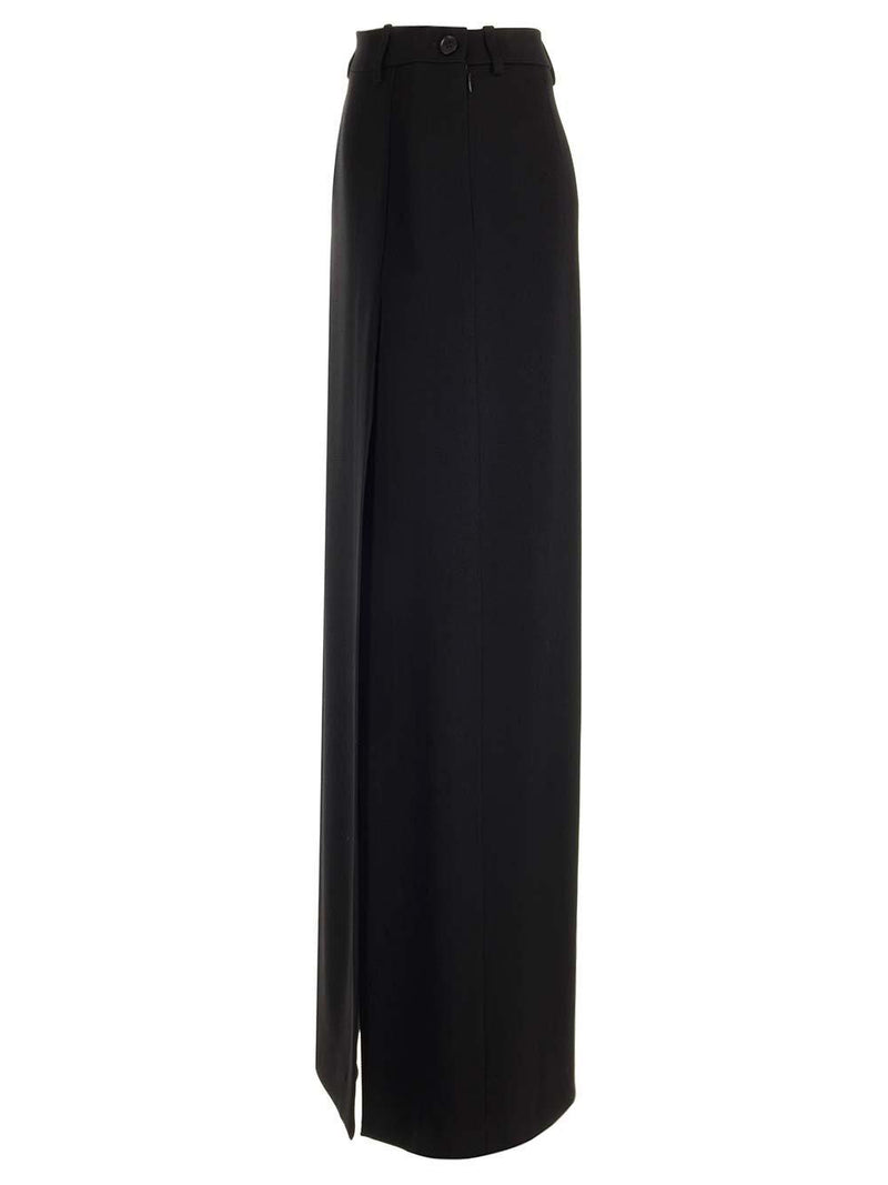 Balenciaga Side Slit Tailored Maxi Skirt - Women