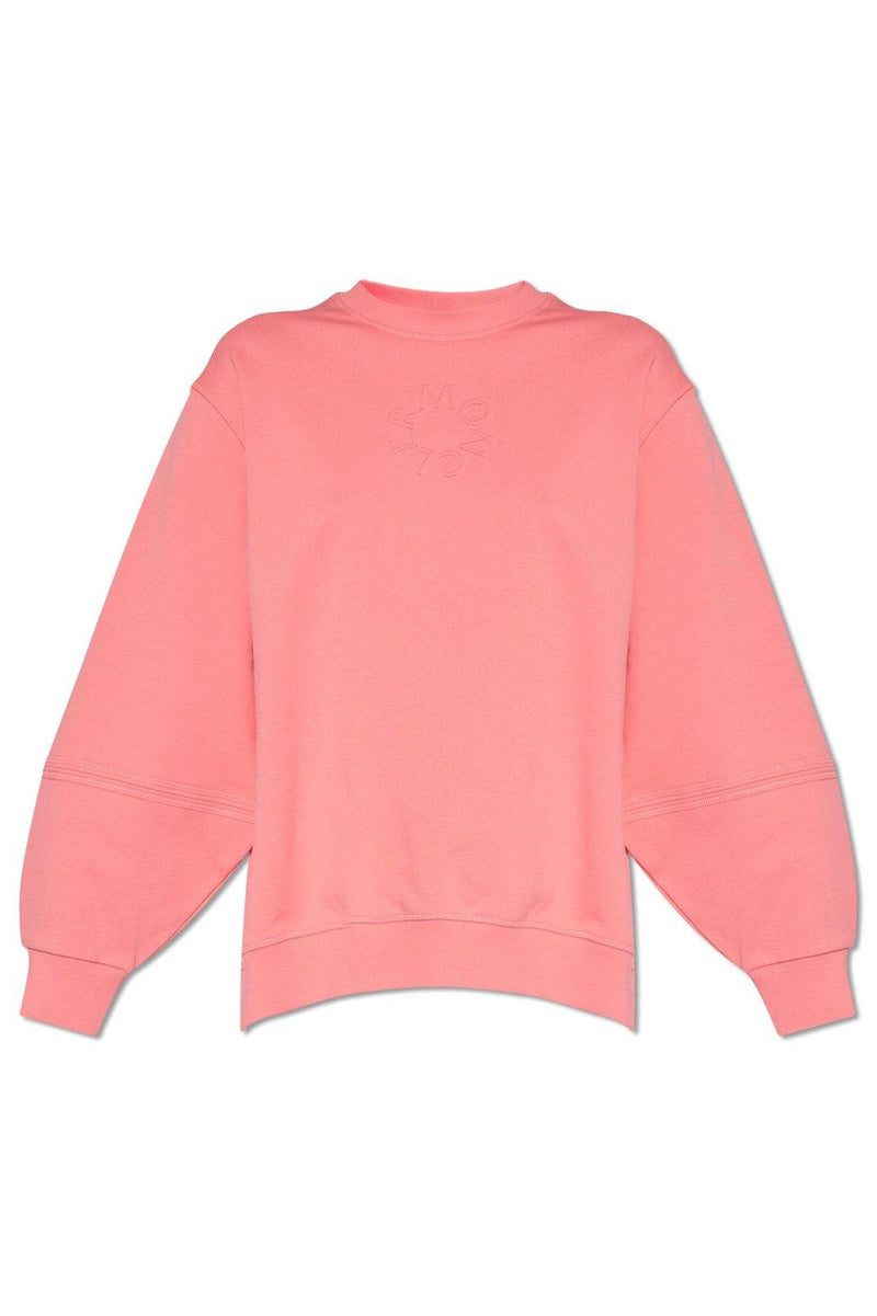 Moncler Logo Embossed Crewneck Sweatshirt - Women