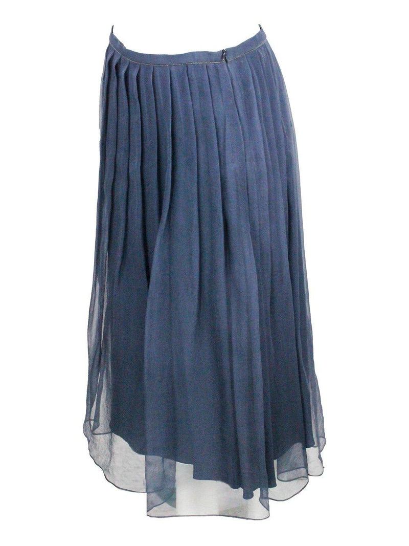 Brunello Cucinelli High-waist Pleated Midi Skirt - Women