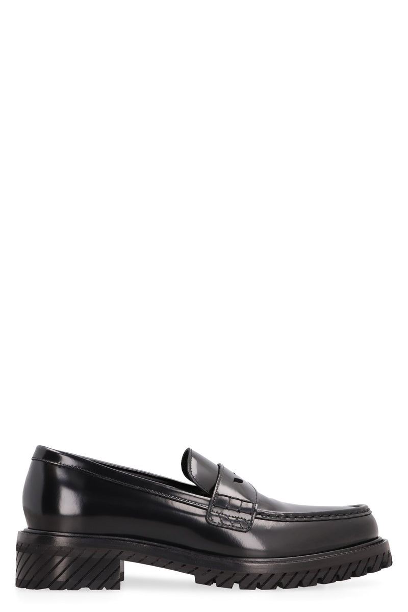 Off-White Combat Leather Loafers - Men