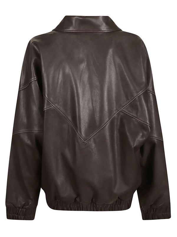 Acne Studios Leather Zipped Jacket - Women