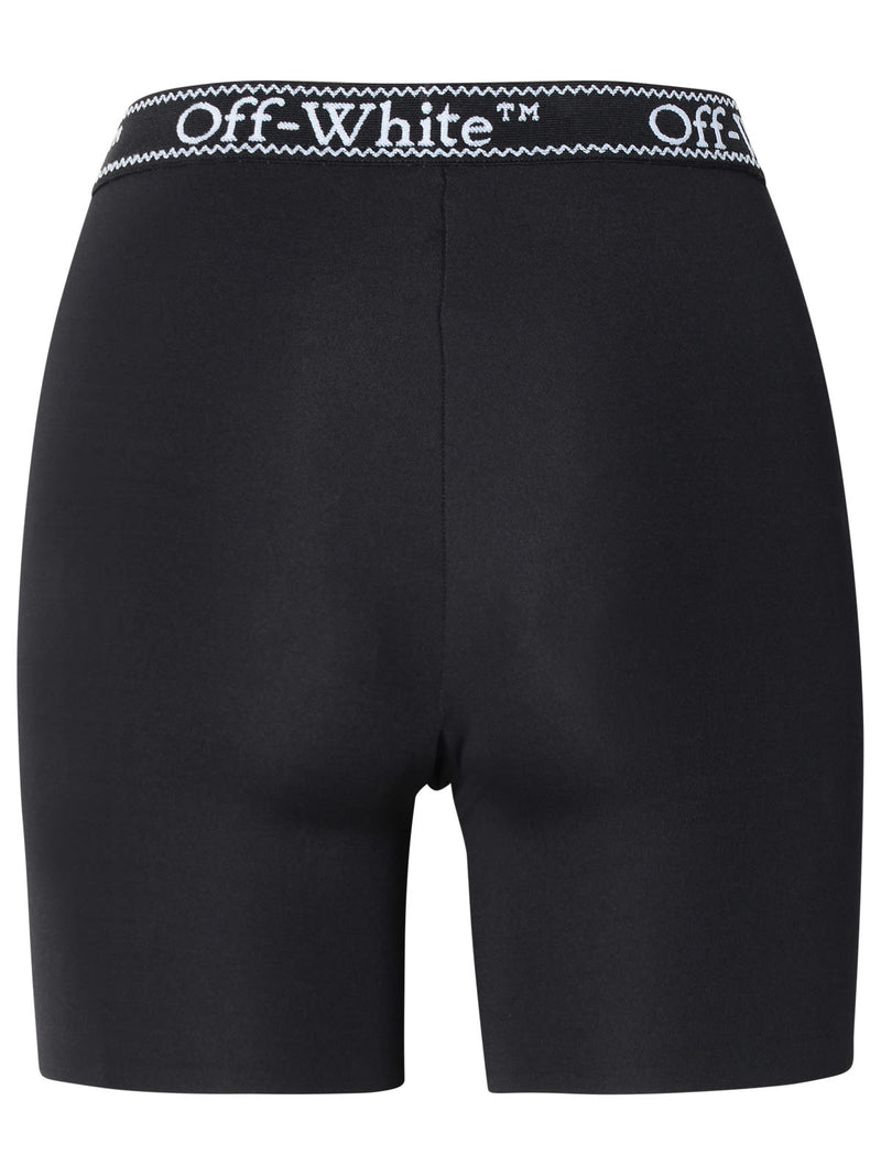 Off-White Black Polyamide Blend Shorts - Women