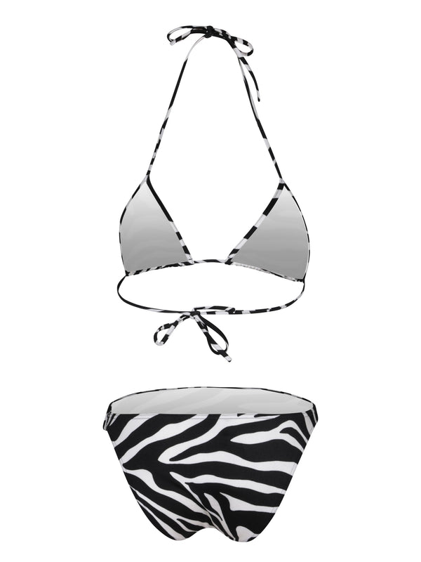 Tom Ford Zebra Motif Black/white Bikini - Women