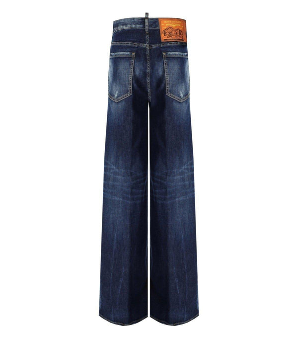 Dsquared2 Distressed Wide-leg Jeans - Women