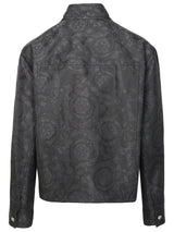 Versace barocco Anthracite Cotton Jacket - Men