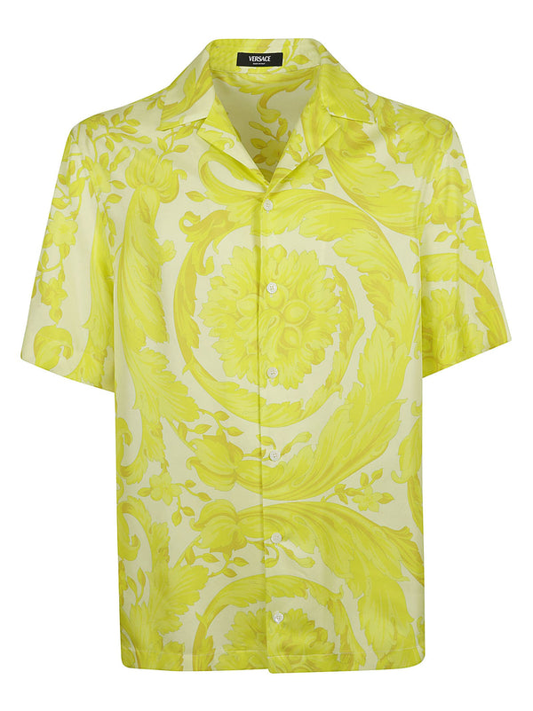 Versace Barocco Print Formal Shirt - Men