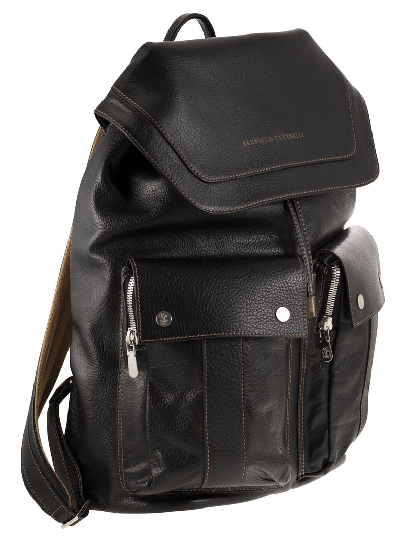 Brunello Cucinelli Leather Backpack - Men