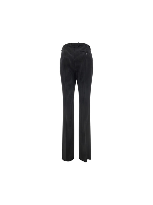 Balenciaga Twill Pin Stripe Pants - Women