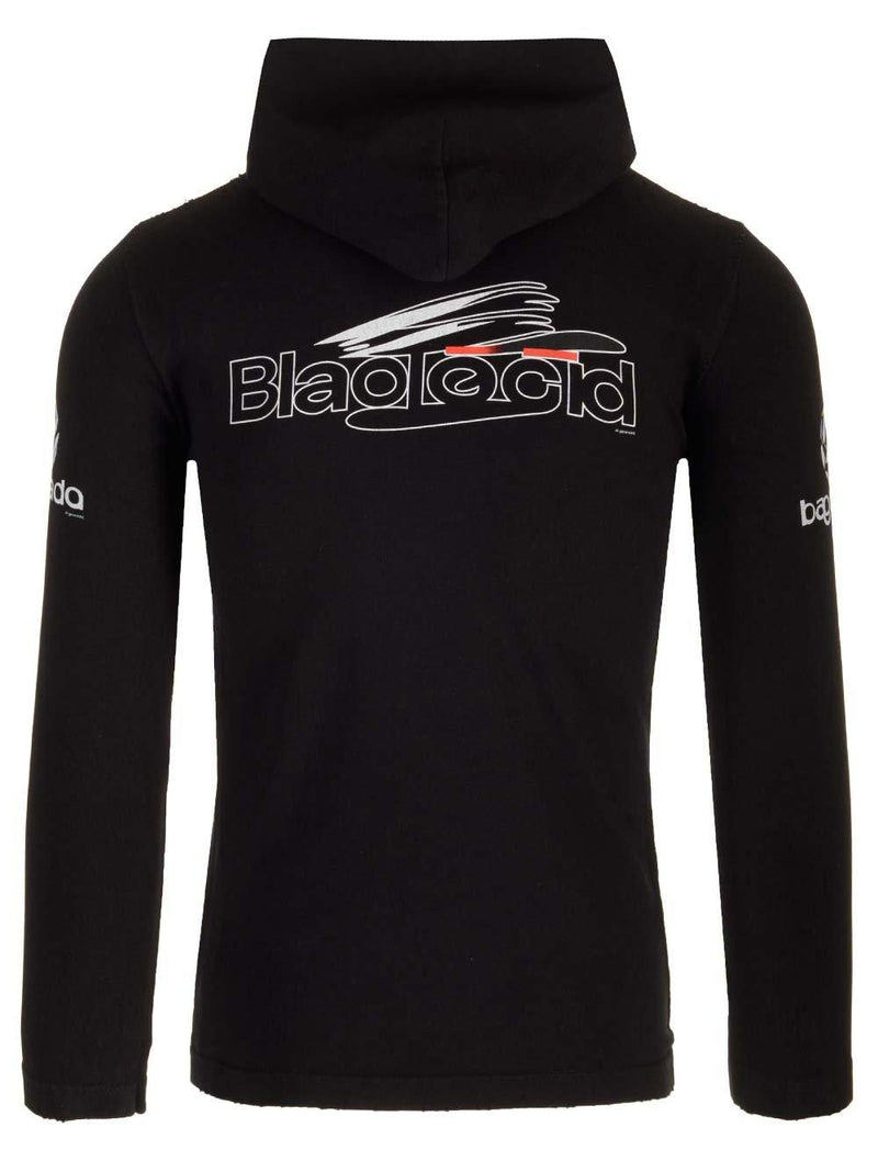 Balenciaga 3b Icon Printed Hoodie - Men