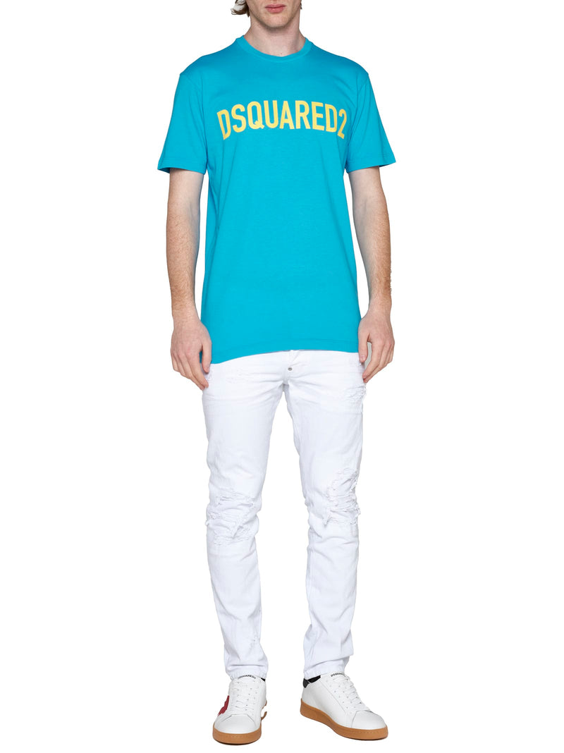 Dsquared2 Printed Stretch Cotton T-shirt - Men