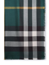 Burberry Green Cashmere Blend Scarf - Men