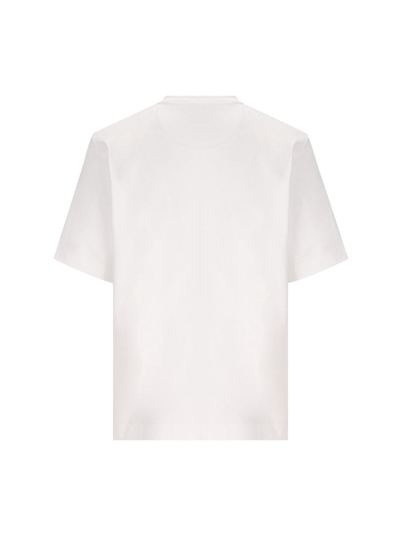 Fendi Logo Embroidered Crewneck T-shirt - Men