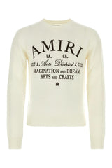 AMIRI Ivory Wool Blend Arts District Sweater - Men