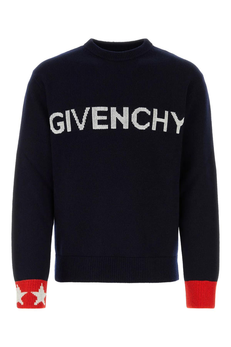 Givenchy Midnight Blue Wool Sweater - Men